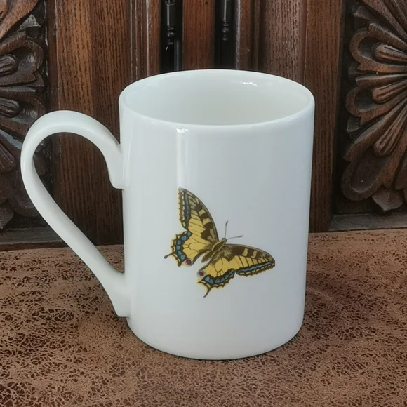 Portmeirion "Botanic Garden"  Butterfly & Floral Mug Set Of 4 - Picture 9 of 13